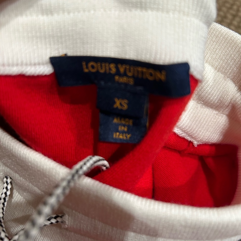 Louis Vuitton Red White Black Track Sweatshirt and Joggers Set - Picture 7 of 7